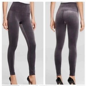Spanx Velvet Leggings Womens XL High Rise Slimming Whimsigoth Soft Stretch